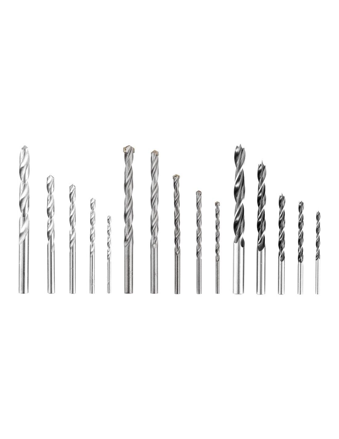 Punte per ferro legno e cemento set KWB 49109157