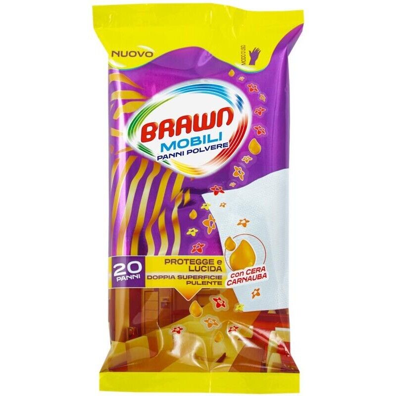 BRAWN PANNI LUCIDANTI PER MOBILI 20PZ