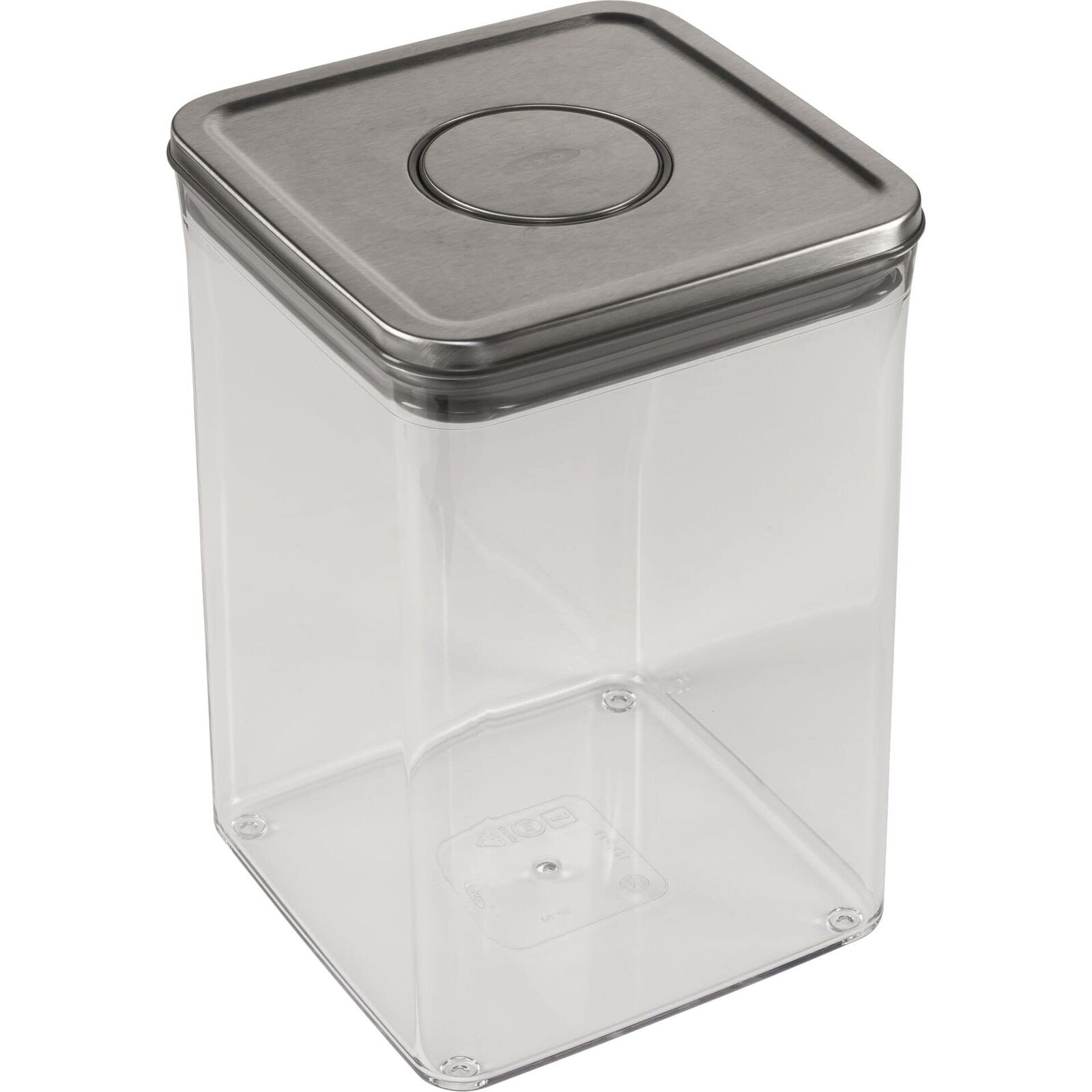 OXO Steel Contenitore Alimentare POP, Grande, Sezione Quadrata, Alt