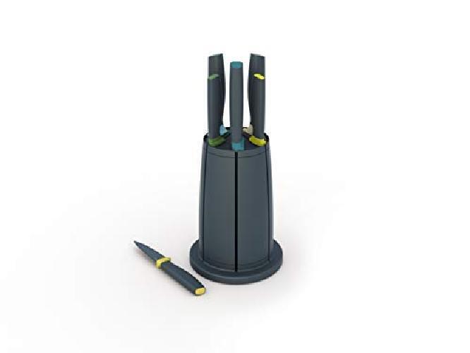 Joseph Joseph Elevate Set di coltelli con Giostra, Opale