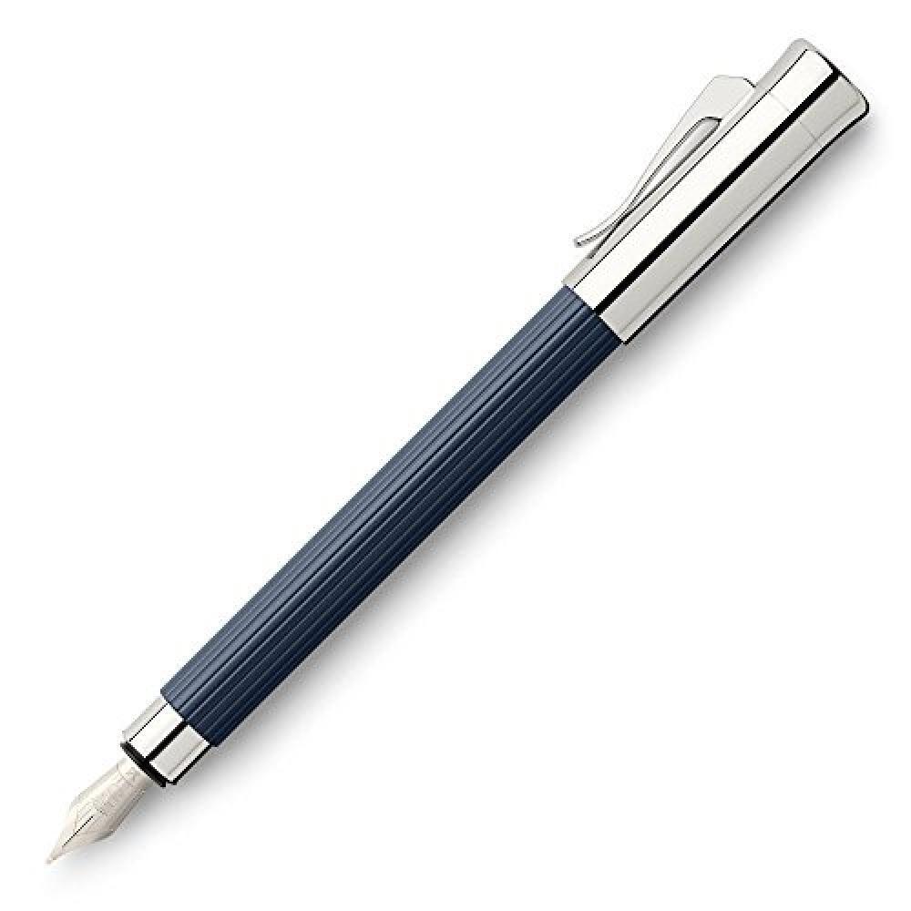 Graf von Faber-Castell - Penna stilografica Tamitio, fusto in metallo rodiato, c