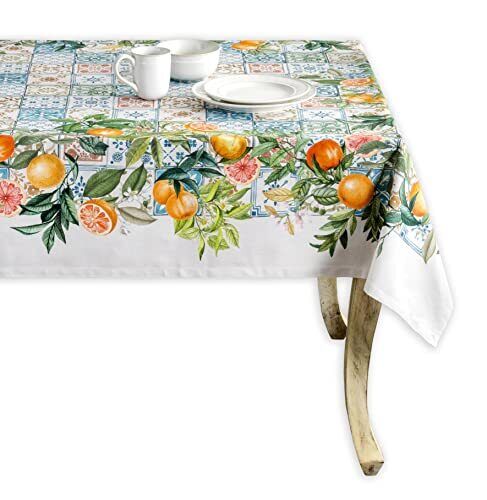 Maison d' Hermine Agrume - Tovaglia in 100% cotone, per cucina, cena, (a1H)