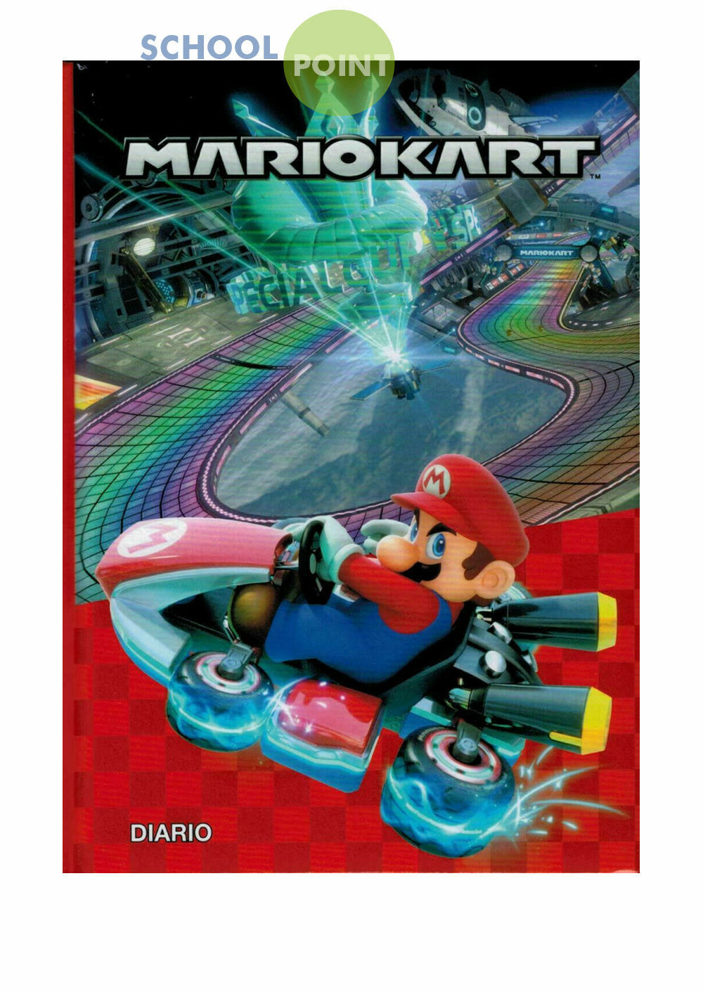 Diario Scuola 2022/2023 12 mesi Super Mariokart non Datato Rosso