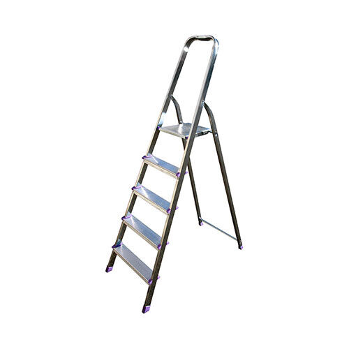 SCALA DOMESTICA IN ALLUMINIO TETI 4 gradini - H. al piano 0,88 m GRYN