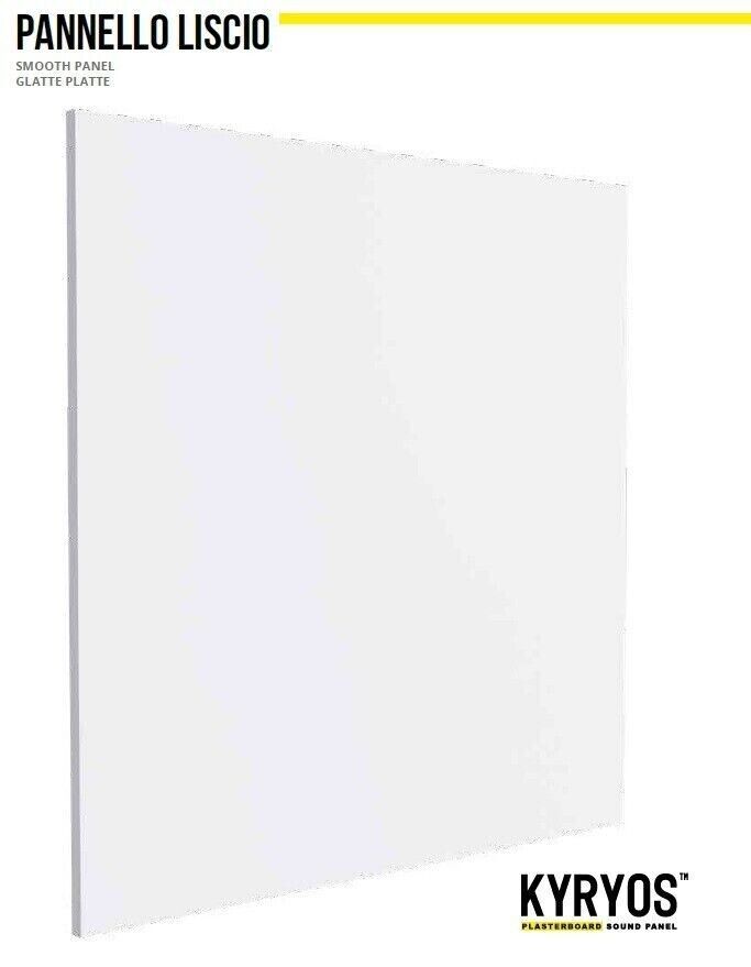 Pannelli controsoffitto Cartongesso liscio 60X60x0,95 (6PZ) 2,16 MQ-Kyryos
