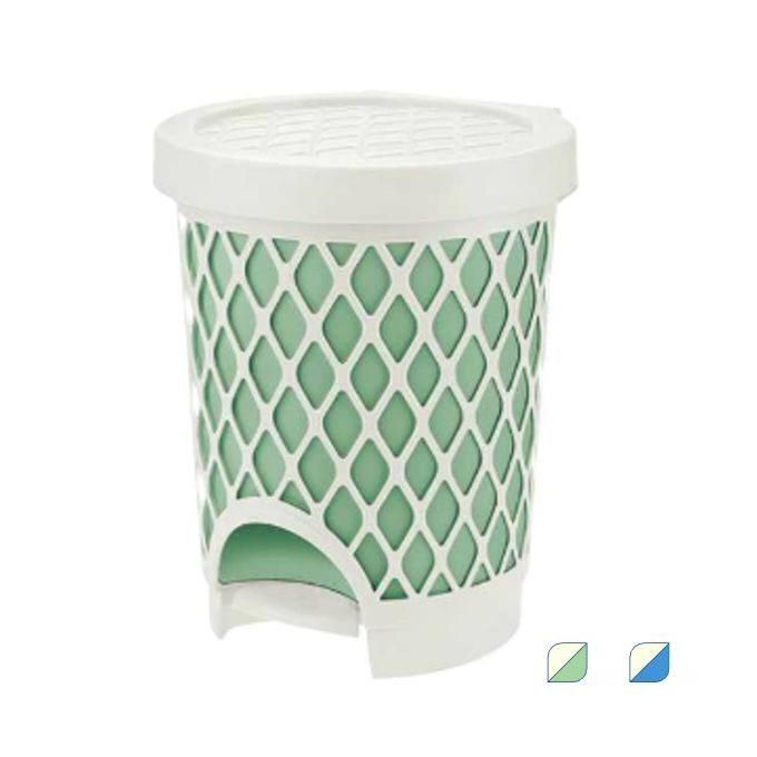 Pattumiera Pedale Trellis L 16 Azzurro