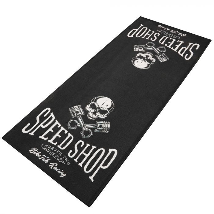 BikeTek Garage Officina Tappeto' Speed Shop '190 X 80CM Design Personalizzato