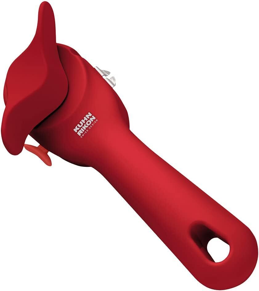 Kuhn Rikon Auto Safety - Apriscatole, Colore: Rosso [Importato da Regno