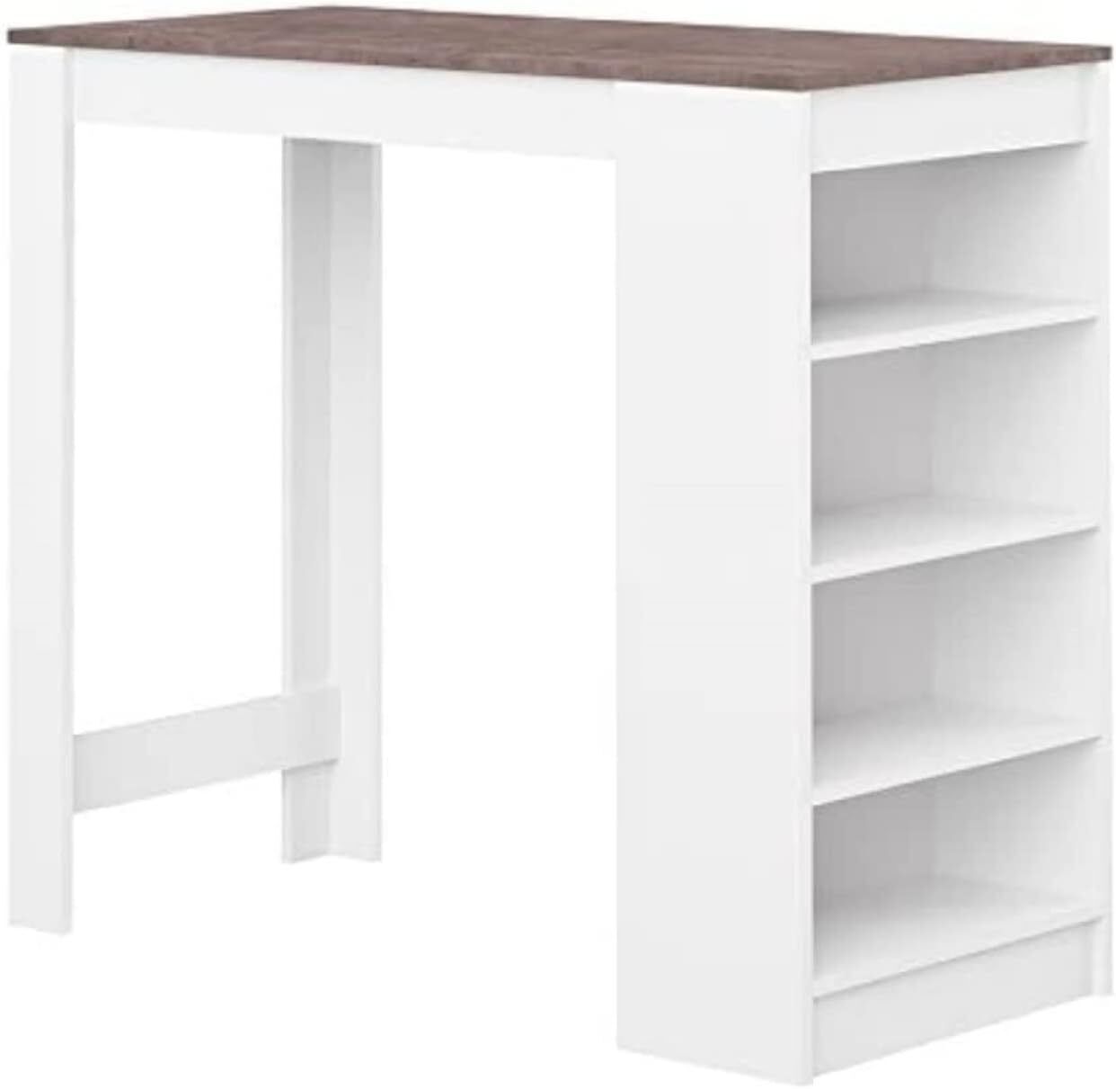 Symbiosis Aravis Tavolo 102.7 x 115 x 50 cm, Bianco/Grigio (White & Concrete)