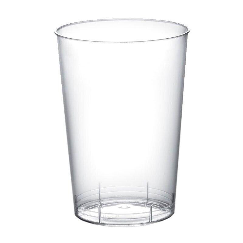 50pz Bicchieri in plastica riciclata riutilizzabili Gold Plast Use & Reuse 250cc