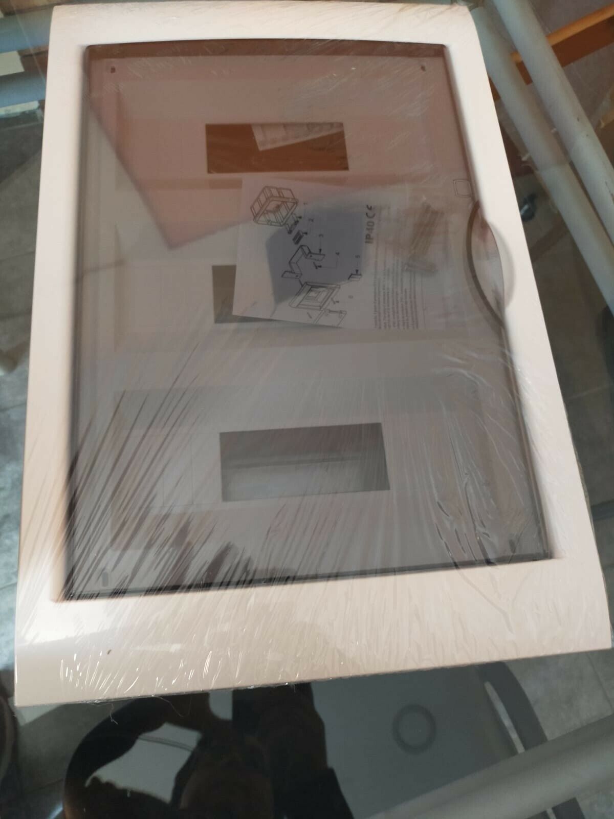 CENTRALINO QUADRO ELETTRICO DA INCASSO 36 MODULI CON PORTELLO