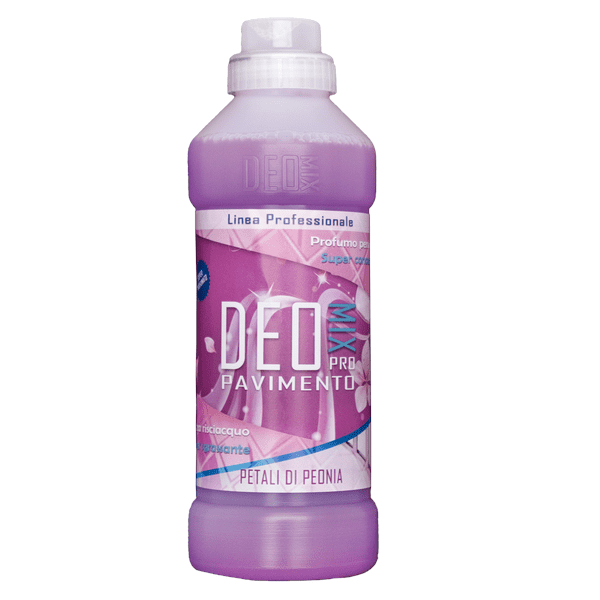 Deo Mix Pro Petali di Peonia 1000 ml Detersivo Pavimenti Elegante e Delicato