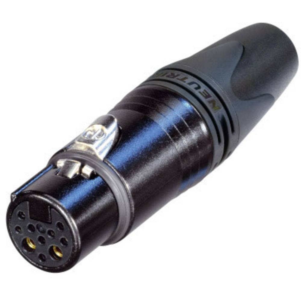 Neutrik NC10FXX-14-B Connettore XLR Giunto dritto Numero Poli (num): 10 Nero 1