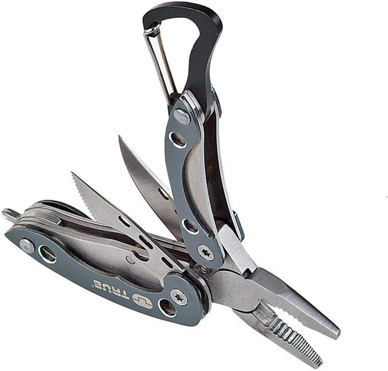 Utensile multiuso Clip Tool True Utility con pinza, coltello, forbice, apribotti
