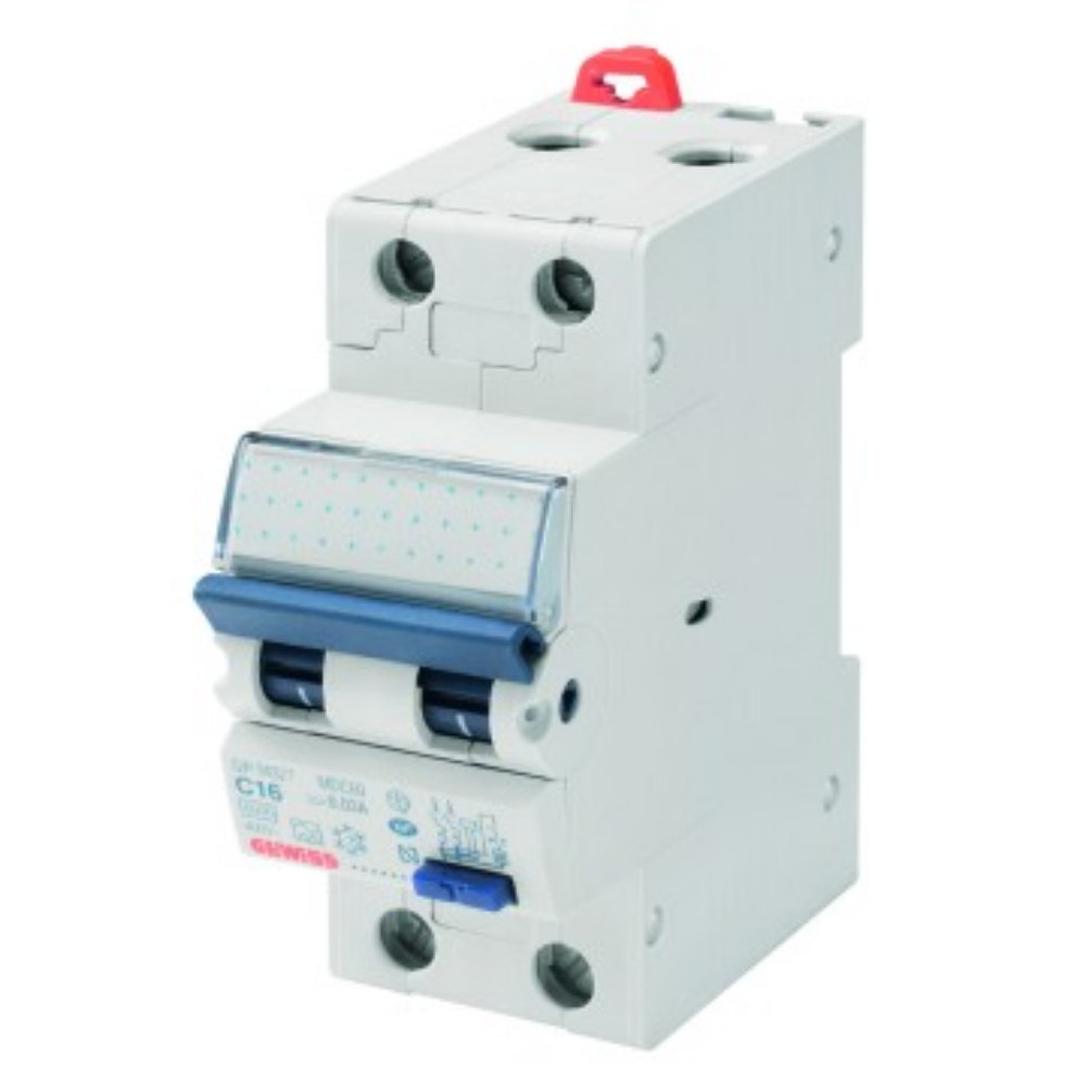 INTERRUTTORE MAGNETOTERMICO DIFFERENZIALE COMPATTO 1P+N C6 6KA A/0,03 2M  - G...