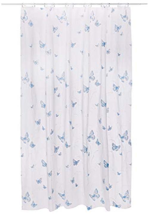 Spirella Tenda PLASTICA Lifestyle-Papillon Taubenblau 180 1131627, Bianco, Estan