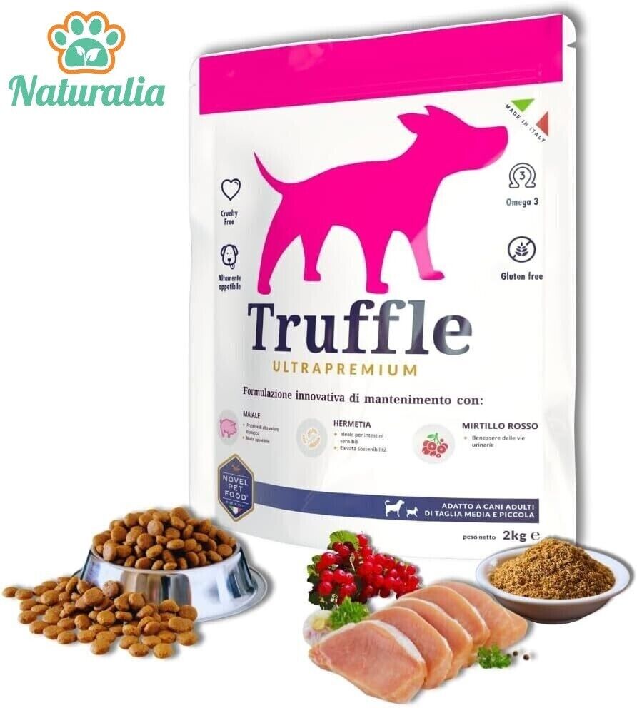 TRUFFLE - CROCCHETTE ULTRAPREMIUM con MAIALE E HERMETIA - Gluten Free - 2 Kg