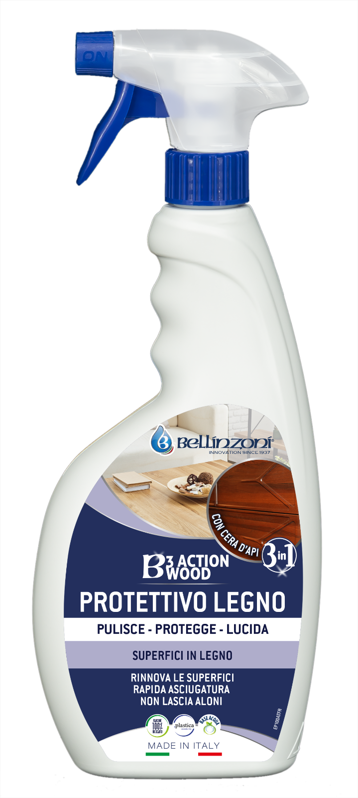 BELLINZONI B 3 ACTION WOOD PROTETTIVO PER  LEGNO 750 ml