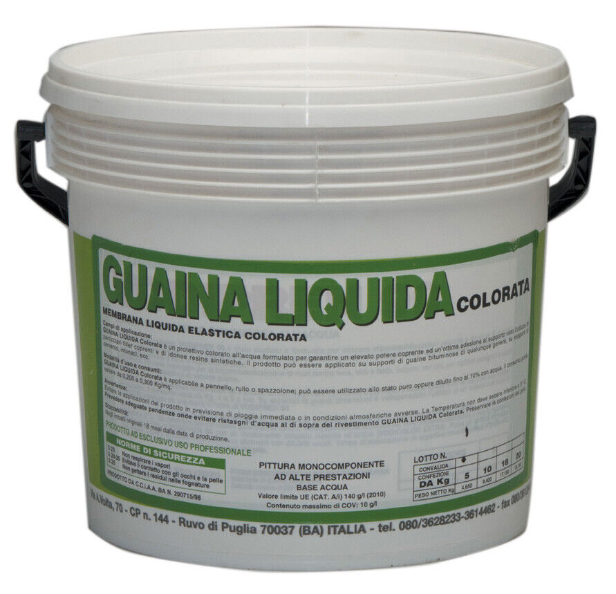 47499   GUAINA LIQUIDA RESINOSA BIANCO  5 KG