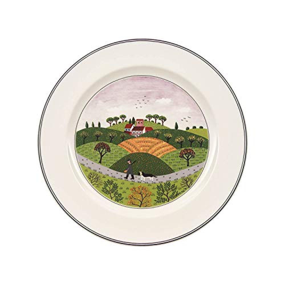 Villeroy & Boch Design Naif Piatto Piano Cacciatore, 27 cm - NUOVO