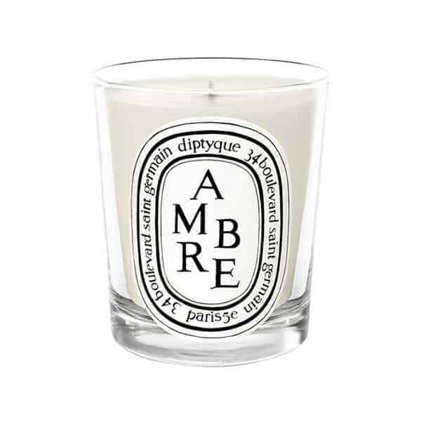 Diptyque Ambre Candela 190 g, Legnosa, 60 ore