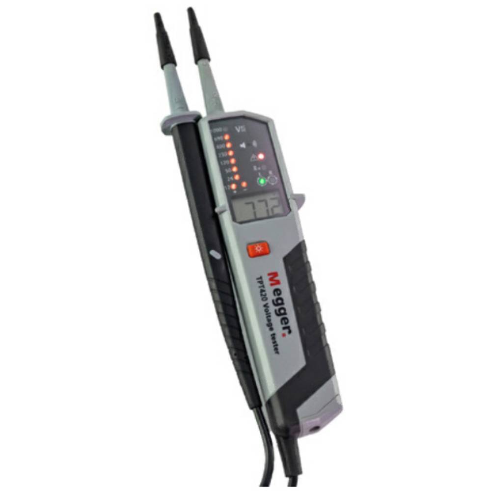 Megger TPT420 Tester di tensione a due poli CAT IV 1000 V LED, LCD, Acustico