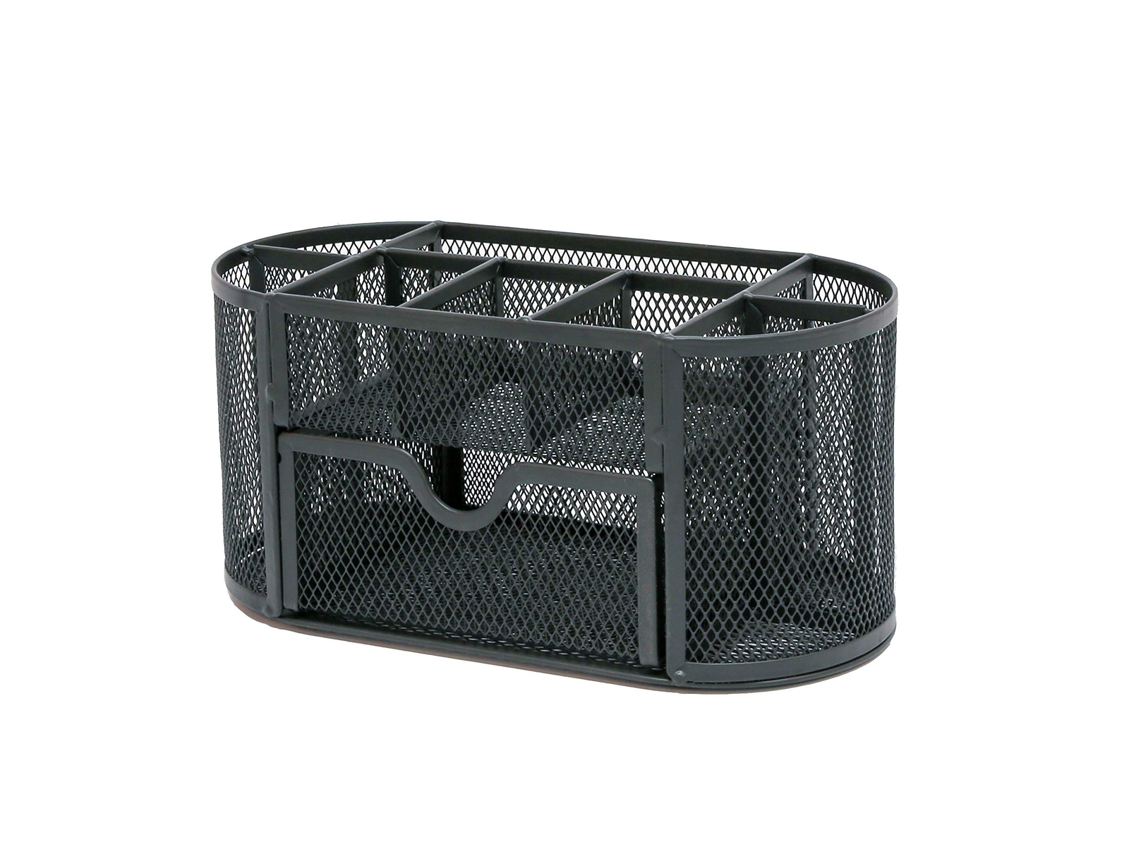 OSCO Wiremesh Organiser with Drawer - Graphite, WMD03-GTE Graphite Single