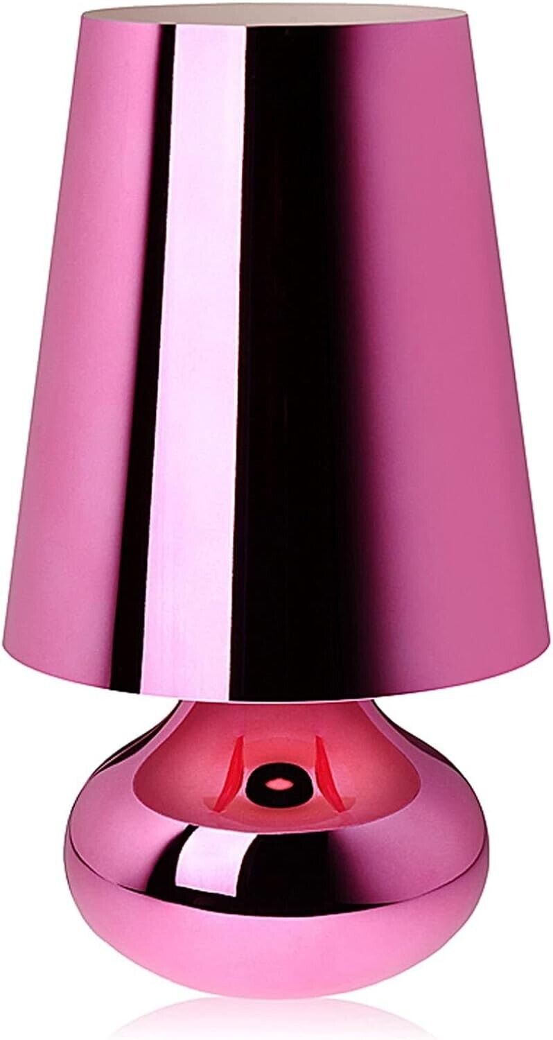 KARTELL CINDY LAMPADA DA TAVOLO ROSA FUSCIA METALLIZZATO ORIGINALE NUOVO 9100/M6