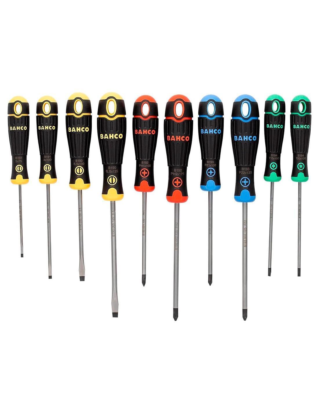 Set di 10 cacciavite BahcoFit BAHCO B219.010