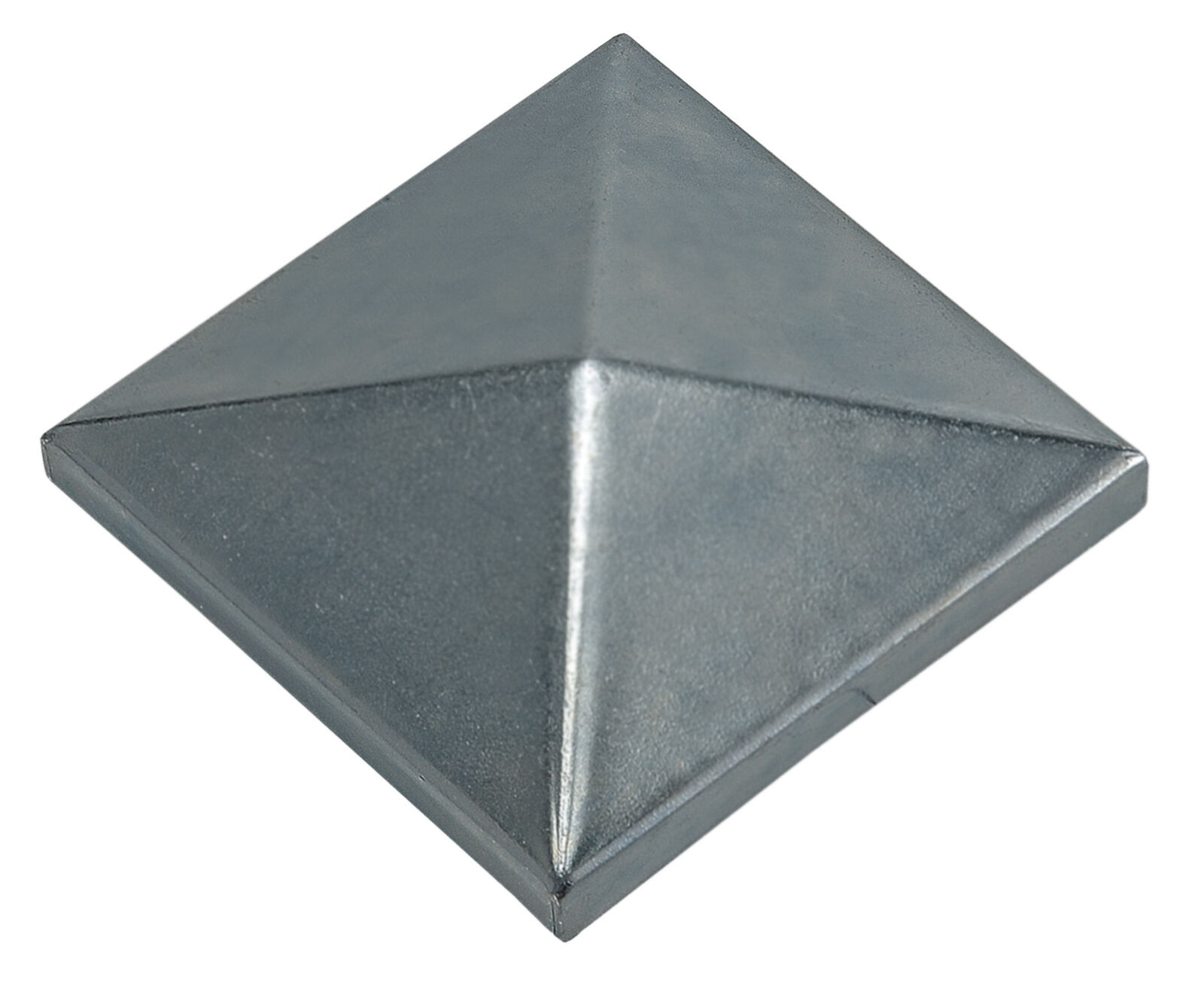 3982   Q.TA'. 25 COPRIPILASTRO ACCIAIO QUADRO  80X 80 MM