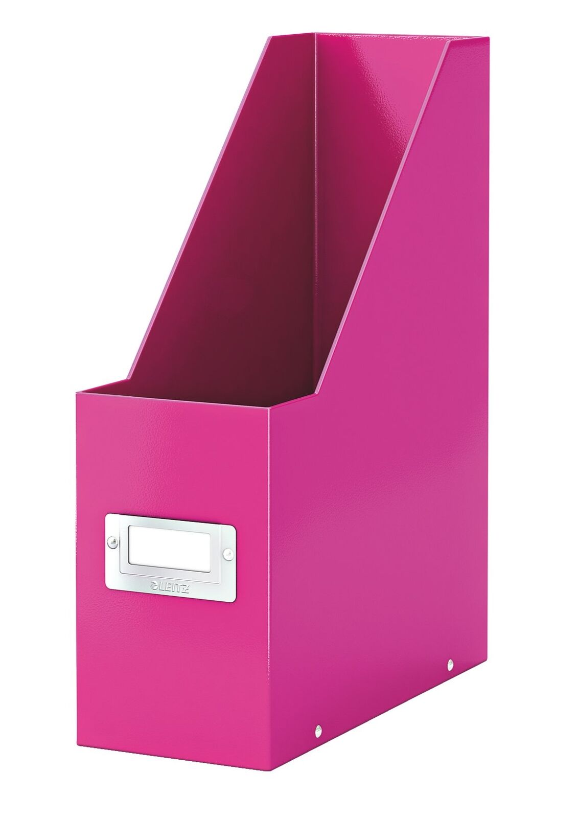 Leitz Magazine File Holder, A4, Cardboard Document Storage Box with Label, Folda