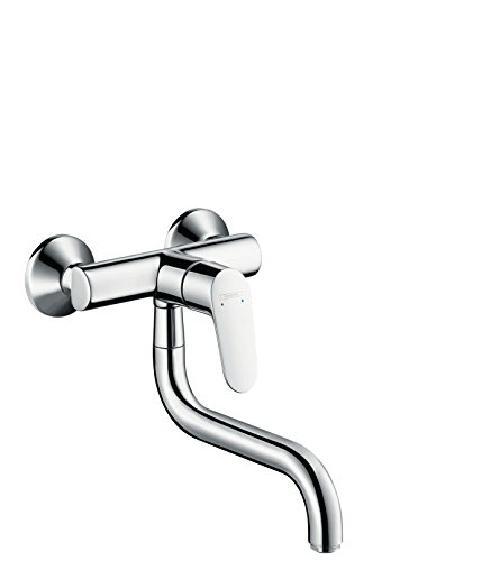 hansgrohe Focus M41 Miscelatore cucina monocomando, a parete, bocca d'erogazione