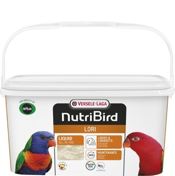 Versele-Laga Nutribird Lori Alimento Completo per Lori e Lorichetti - 3kg