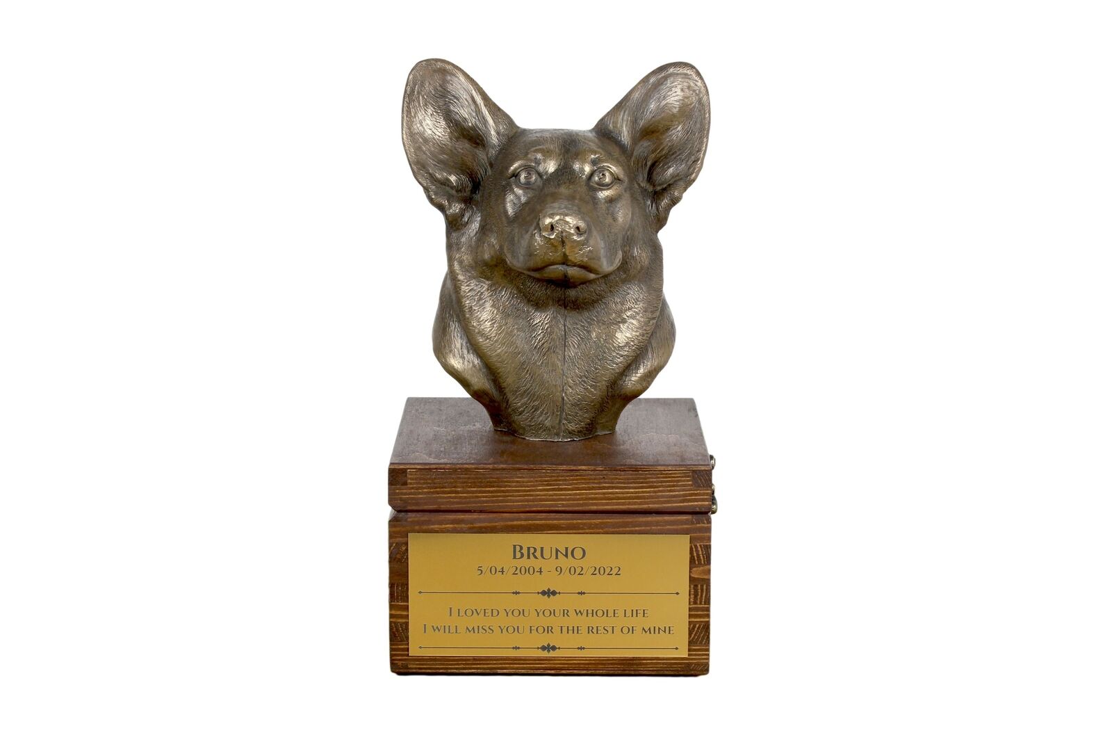 Pembroke Gallese Corgi Marrone Urna Art-Dog