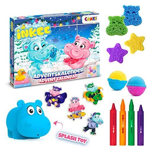 CRAZE, Calendario Avvento bambini 2022, Calendario dell' avvento bombe da (W2d)