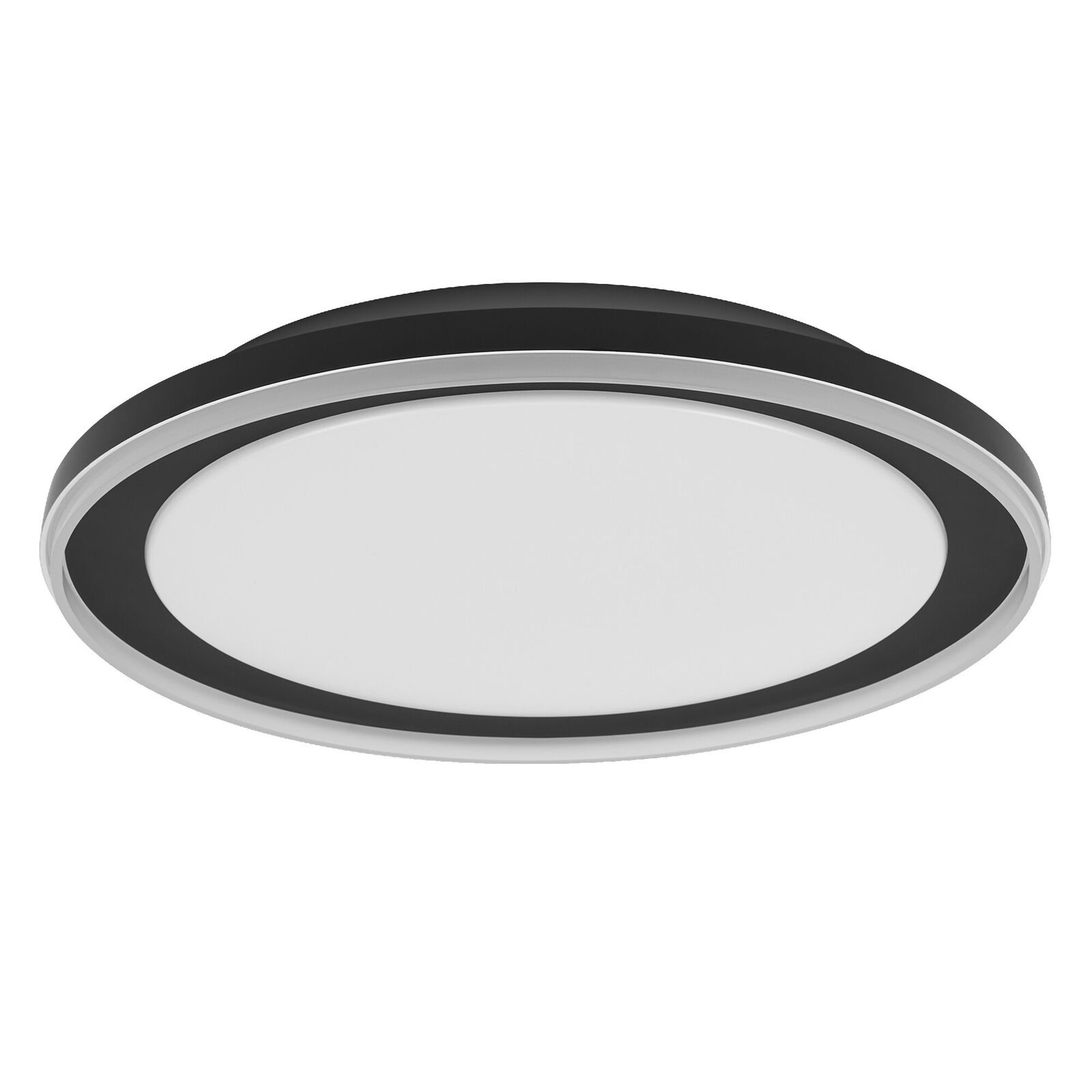 LEDVANCE ORBIS Pederson LED-Deckenleuchte mit Plastikring, schwarz, 24W, 1450lm,