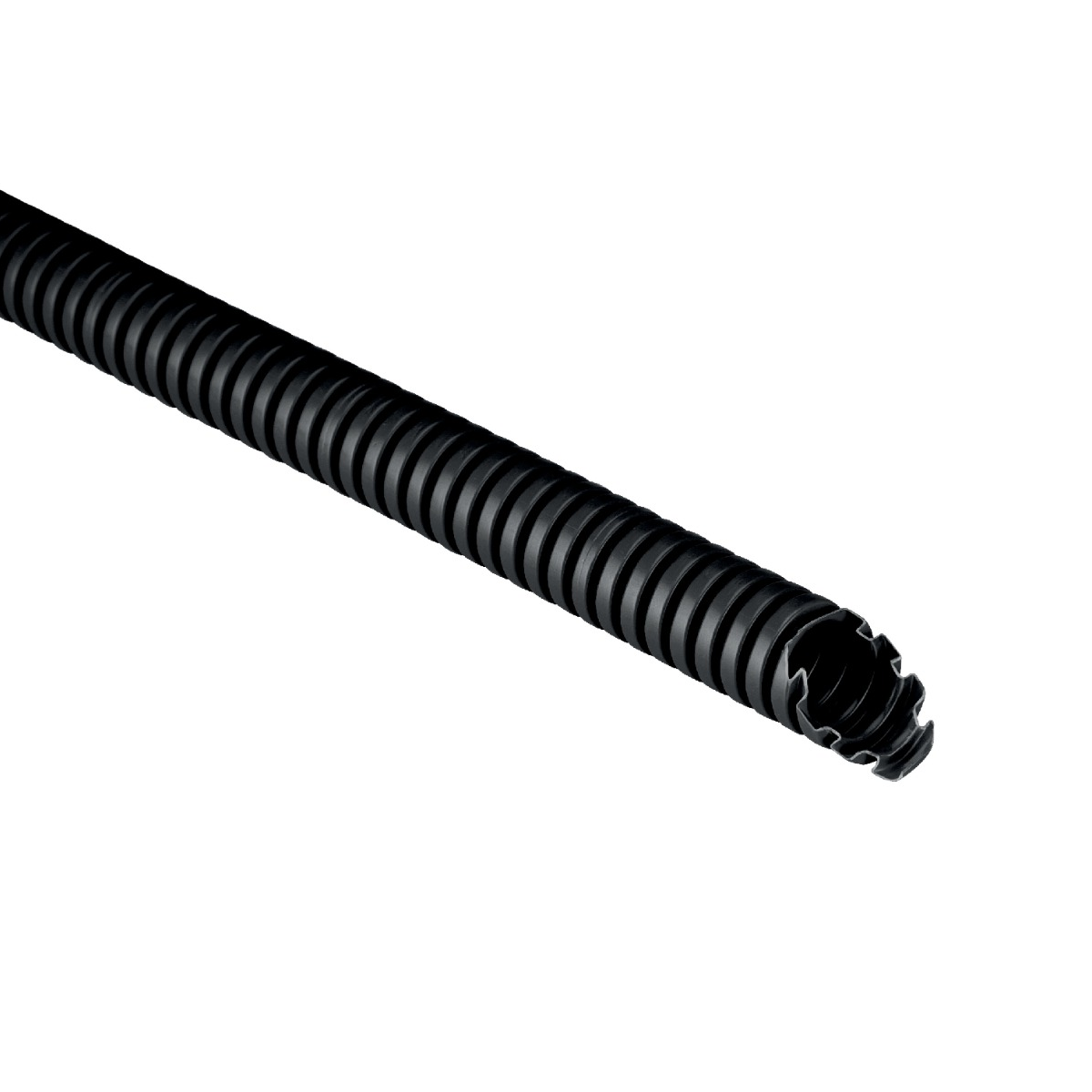 Tubo corrugato impianto elettrico PVC 20mm nero matassa 50 metri Elettrocanali