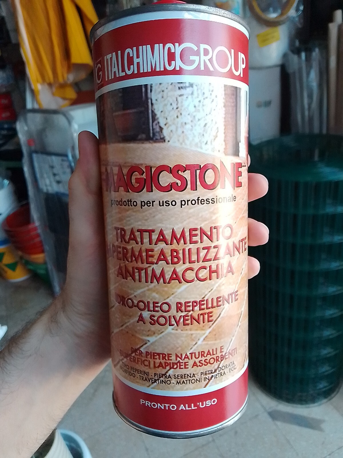 IMPERMEABILIZZANTE IDROREPELLENTE MAGICSTONE X PAVIMENTI ESTERNI PIETRE NATURALI