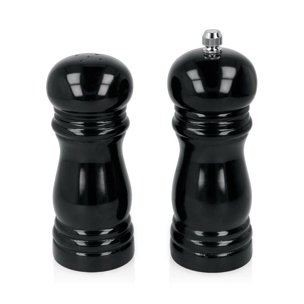 Metaltex Pepper mill-salt shaker set, nero