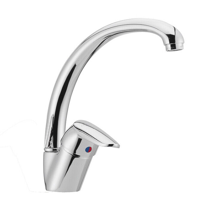 Fima Carlo Frattini Serie 2 Miscelatore Lavello Cucina Canna Girevole Cromo | F3