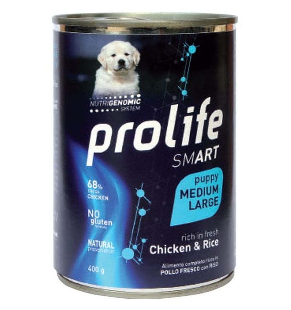 Prolife Cane Smart Puppy Medium e Large Pollo e Riso 400gr