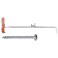 fischer DUOTEC 10 S PH Screw hook & wall plug kit Concrete Metal 539025