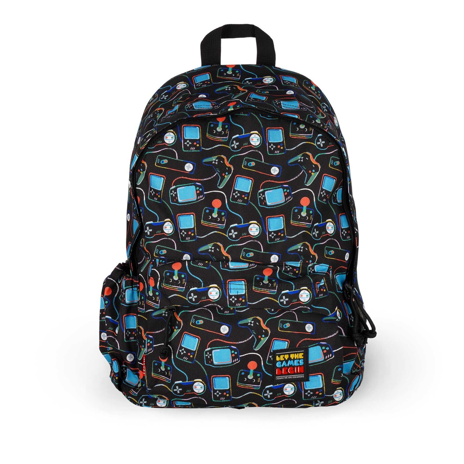 Zaino scuola LEGAMI Milano GAME LOVER spallacci e fondo imbottiti cinghie regola