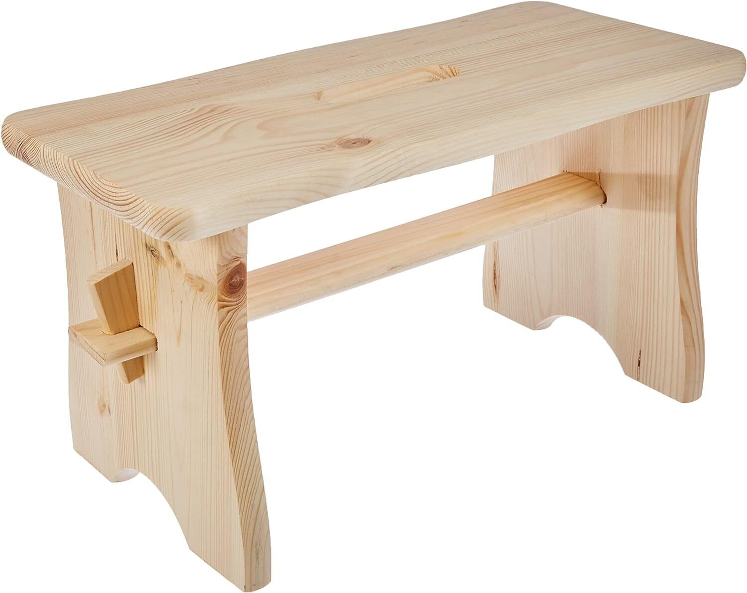 Zeller 13130 Poggiapiedi, Legno, Beige, 39x19x21 cm