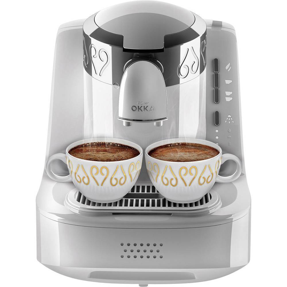 arzum Okka Caffettiera elettrica Bianco, Argento