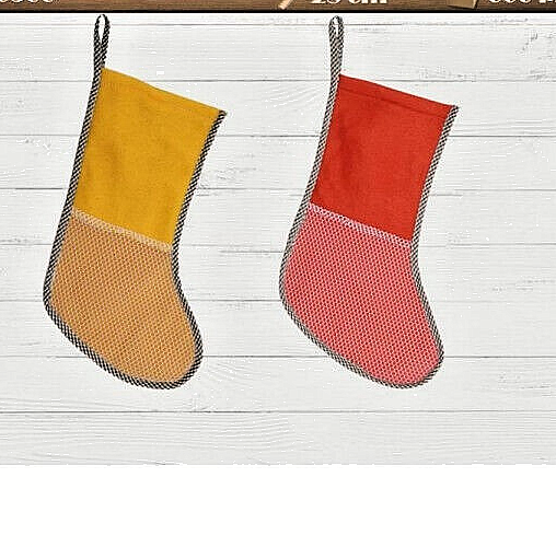 BEFANA CALZA in VELO 3 COLORI 12 pz  Mis. cm. 28 circa REGALO GADGETS