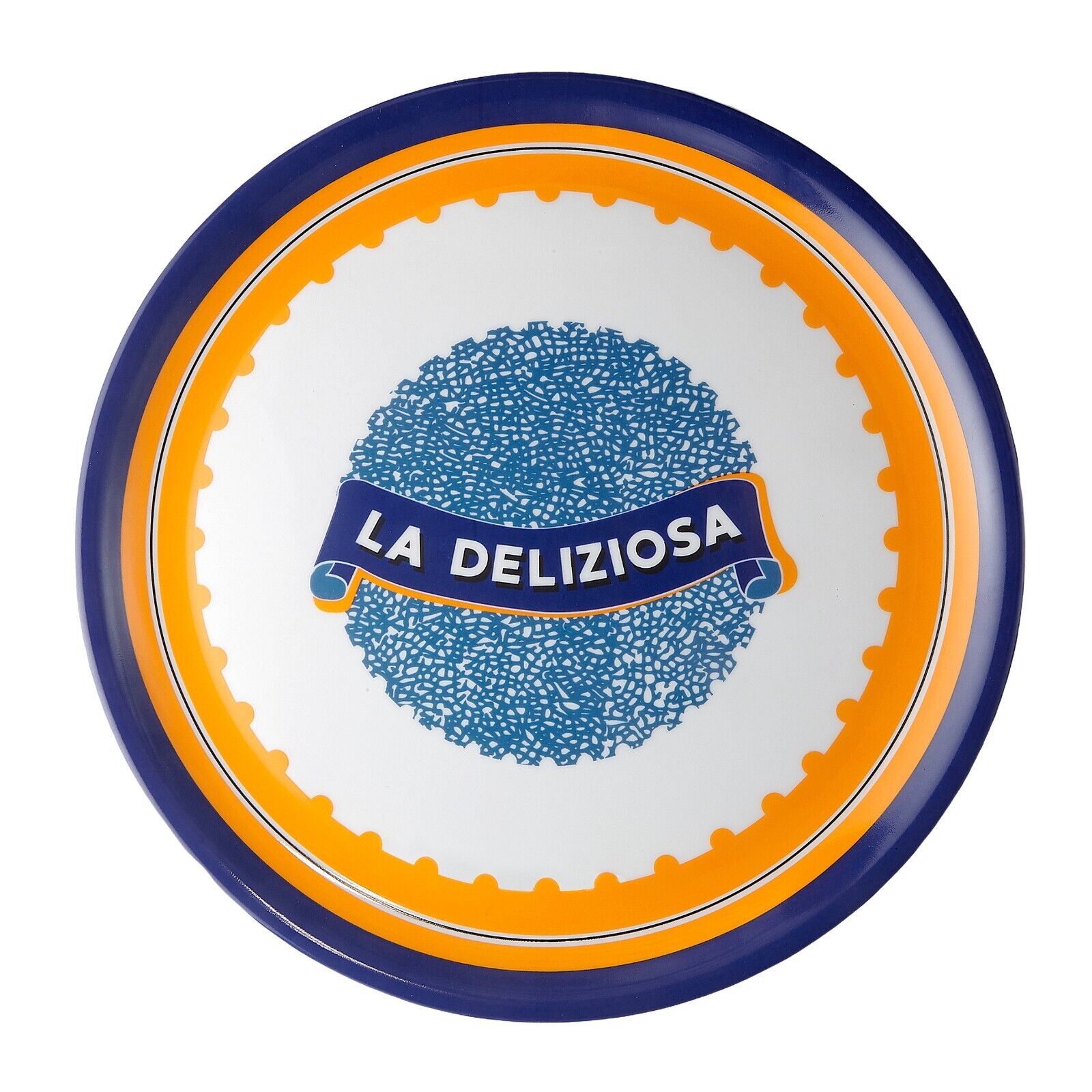 Bitossi Home Piatto Pizza "La Deliziosa" collezione Bel Paese porcellana Ø 32 cm