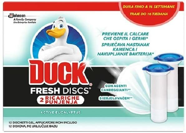 Duck Fresh Discs WC Active Eucalyptus 2 ricariche