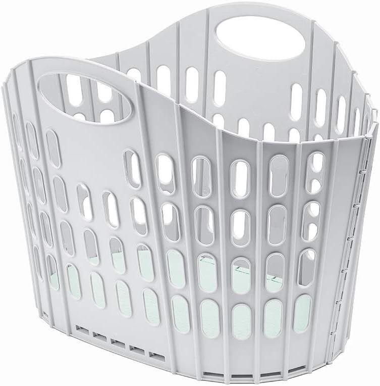 Addis 518163 Portabiancheria pieghevole, Grigio, 38 litri 38 litri, Grigio