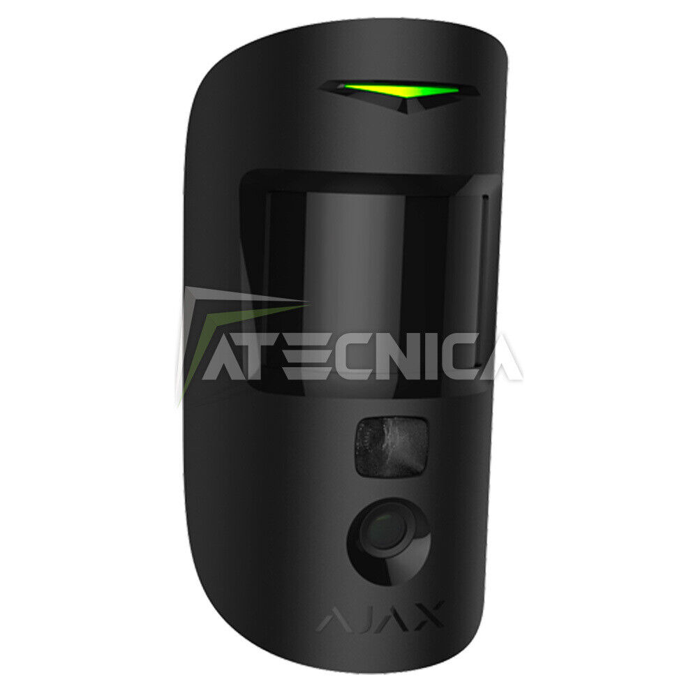 Sensore rilevatore movimento wireless con fotocamera Ajax MotionCam nero